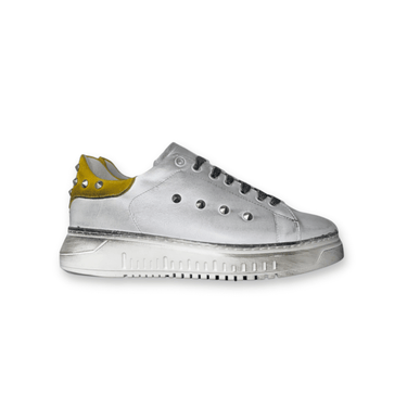 Sneakers suola army sporcata gialla - FLAG STORE
